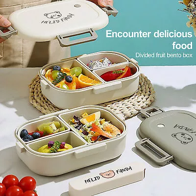 Microwave Safe Large Capacity Leak-proof Bento Box Portable Storage Container F • $15.89