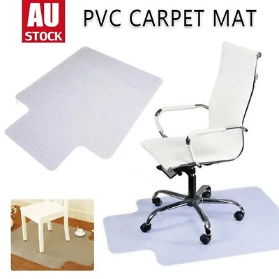 $25.99 • Buy Office Home Computer Work Chair Mats Carpet Floor Pads PVC Plastic 1200x900mm AU