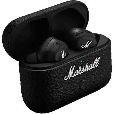 Marshall Motif II A.N.C Active Noise-Canceling Bluetooth Earbuds (Black) • $199.99