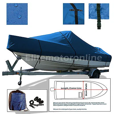 Crownline 250 CR Cruiser Cuddy Cabin Trailerable Boat Cover Blue • $239.95