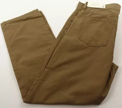 Sonoma Pants Men 33x30 Straight Hip And Thigh Lower On Waist Cotton Coffee Brown • $24.99