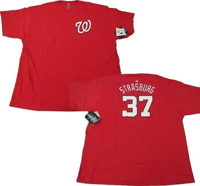 Washington Nationals #37 Stephen Strasburg Mens Big & Tall Sizes Majestic Shirt • $6.71