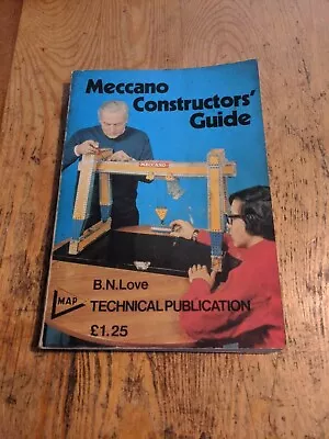 1971 Meccano Constructors Guide Softcover Book 149 Pages • £14
