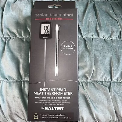 Heston Blumenthal Meat Jam Thermometer Temperature Precision Instant Read SALTER • £14.20