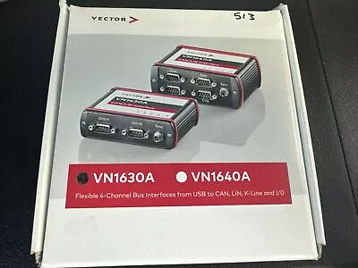 Vector VN1630A CAN/LIN Interface- New • $799.99