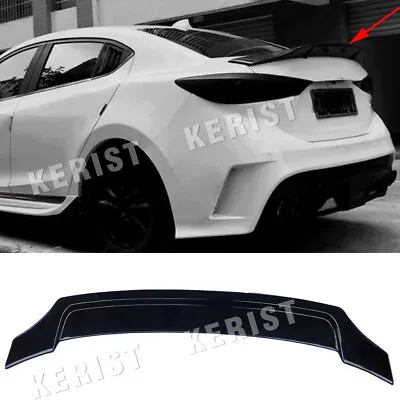 ABS Spoiler For MAZDA 3 M3 Axela Sedan Lip Wing Spoiler 2014 2015 2016 2017 2018 • $138.50