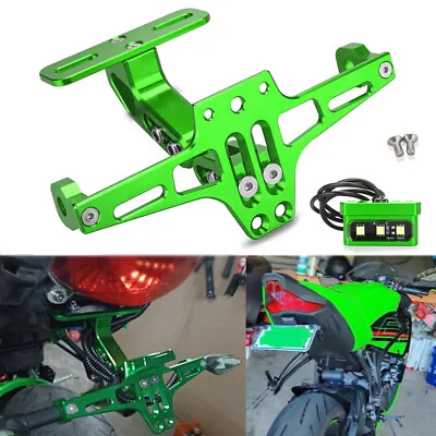 Motorcycle Tail Tidy License Plate Holder Fender Eliminator For Kawasaki Zx6r • $24.44