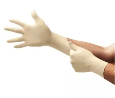 Disposable Latex Examination Gloves Natural Powder Free Flexibility And Comfort • £9.32