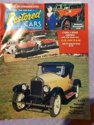 Restored Cars Magazine Number 78 Birdwood 1957 Fords 1923 Summit Roadster • $6.37