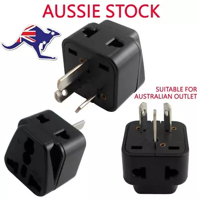 $5.99 • Buy US UK EU Universal To AU Wall Australian Plug Power Adapter Travel Converter3pin