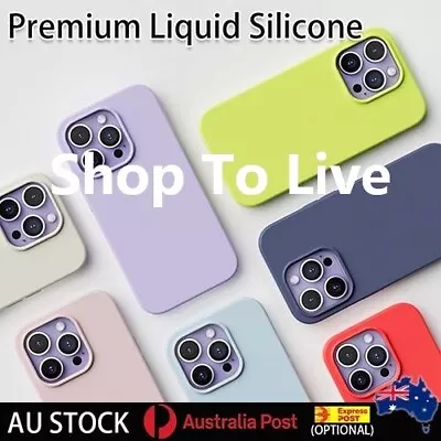 $8.29 • Buy For IPhone 14 13 12 11 Pro Max Mini Case Cover Shockproof Liquid Silicone Luxury