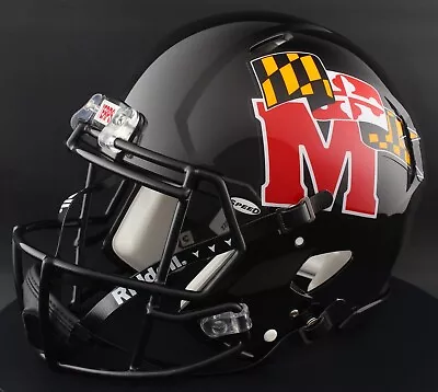 MARYLAND TERRAPINS NCAA Riddell Speed Full Size AUTHENTIC Football Helmet • $299.99