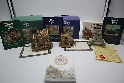 Collection Boxed Lilliput Lane Apple Jack Cottage Bridge House Brunswick House • £14.99