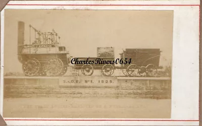 CDV STEPHENSON LOCOMOTION NO.1 STOCKTON/DARLINGTON RAILWAY 1825 (see Desc) #B406 • £85.50