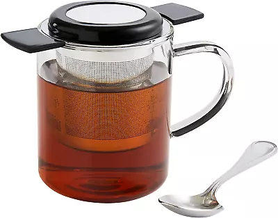 HIC Brew In Mug Tea Infuser 18/8 Stainless Steel 4-Ounce Capacity • $16.25