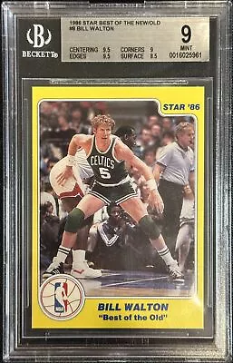 1986 Star Best Of The New/Old Bill Walton #8 BGS 9 • $749.99