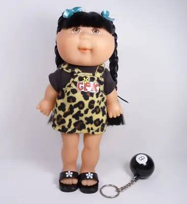 Vintage 1995 Cabbage Patch Kids 8.5  Doll Magic 8 Ball Keychain Girls Mattel • $14.99