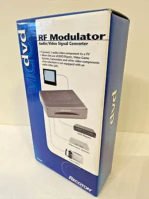 RF Modulator Audio / Video Converter Model DVD647 ~ DVD Video Games Camcorders • $7.99