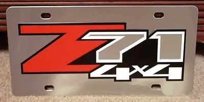 Chevrolet Z71 4x4 Logo Tag Stainless Steel Chrome Vanity License Plate • $39.95