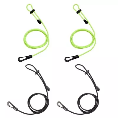 Kayak Paddle Leash Safety Rod Adjustable Canoe Paddle Paracord Bungee Cord Set • $15.50