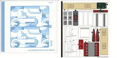 LEGO BETRAYAL AT CLOUD CITY 75222 STICKER SHEET 1 + 2 ONLY New From Set • $68.51