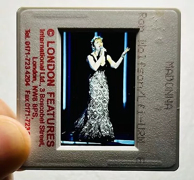 MADONNA Original Film Slide 35mm 1997 Academy Awards Singing “You Must Love Me”￼ • $22.49