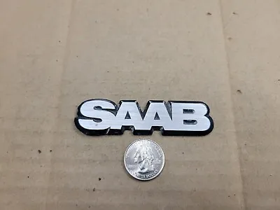 Saab OEM Machined Metal 3 3/8  Vintage Emblem Badge Logo Nameplate Name Insignia • $18.99