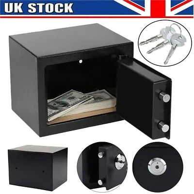 £23.97 • Buy 4.6l Steel Fireproof Safe Security Money Cash Deposit Safety Box Home Office Uk