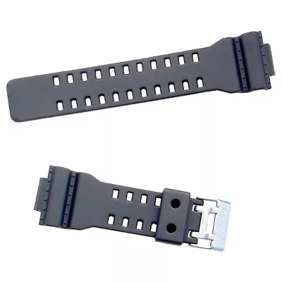 CASIO G-Shock GA-100C-8AW Original Black Rubber Watch BAND Strap GA-110TS-1A4W C • $51.27