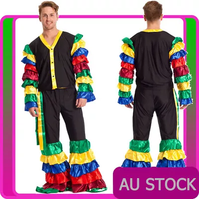 Mens Latin Rumba Costume Samba Tropicalismo Carnival Flamenco Spanish Mexican  • £29.74