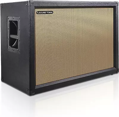 2X12  Empty Guitar Speaker Cabinet Birch Plywood Black Wheat Cloth Grill Com • $348.99