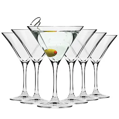 £35.95 • Buy Krosno Elite Glasses For Martini Cocktail Cosmo | Set Of 6 | 150 Ml | Dishwasher