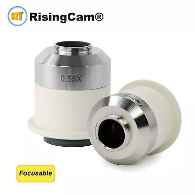 Focusable 0.55x Microscope C Mount Adapter For Nikon Trinocular Microscope • $165