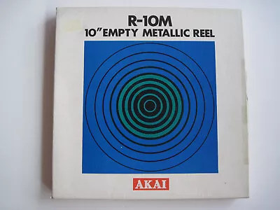 Akai Empty 10.5  Metal Reel To Reel 1/4  Tape Take Up Reel - Model R-10M • $72.69