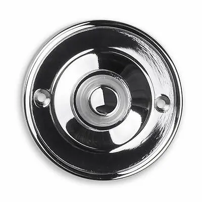 £7.95 • Buy Byron Wired Chrome Bell Push Button 63mm - 2207C