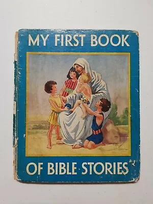 Book - My First Book Of Bible Stories 1950 HC Muriel Chalmers Nelson And Sons • £9.04