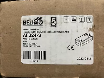 Belimo AFB24-S Spring Return Damper Actuator - New Open Box • $145