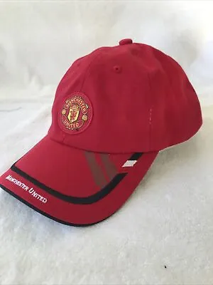 MANCHESTER UNITED Hat Adult Soccer Baseball Cap Red Football Official • $18.49