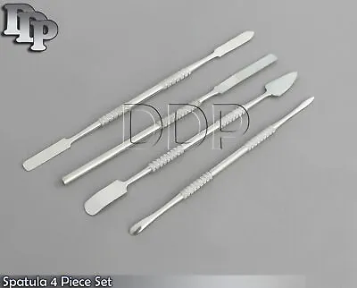 4 Pcs Stainless Steel Cosmetic Make Up Mixing Spatula Tool For Palette Nails Set • $7.70