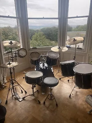 Yamaha Stage Custom 7-piece W/ Sabian AA Cymbals • £800