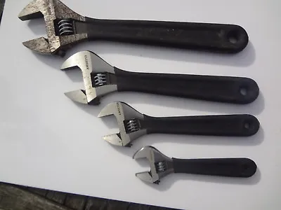 Mac Tools 12  10  8  6  Adjustable Wrench 4 Pc Aw95312 Aw95310 Aw95308 Aw95306 • $168.08