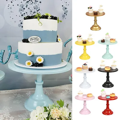 8-12'' Cake Stand Metal Pedestal Dessert Round Holder Wedding Party Display Rack • £24.50