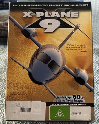 X-Plane 9 PC GAME Ultra Realistic Flight Simulator 30+ Aircraft 6 Discs Only • $15.70