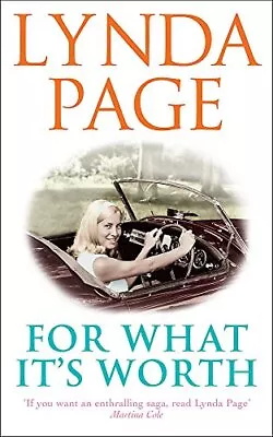 £2.99 • Buy For What It's Worth By Lynda Page, Acceptable Used Book (Paperback) FREE & FAST 