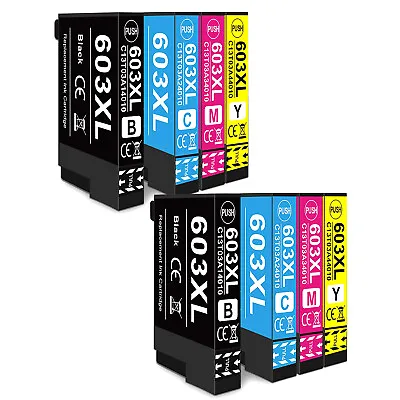 LOT 603XL Ink Cartridges For Epson XP3100 XP4100 XP2100 WF-2810 WF-2830 WF-2835 • £9.58