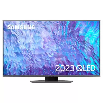 Samsung QE55Q80CATXXU 55  4K UHD QLED Q80C Smart TV - Free 5 Year Warranty • £689