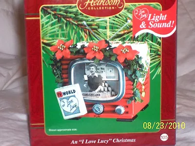 An  I Love Lucy  Christmas Ornament  Vitameataveamin Girl  Lights & Sound New • $84