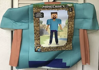 Steve Minecraft Halloween Costume Medium 7-8 7+ NWT • $26.99