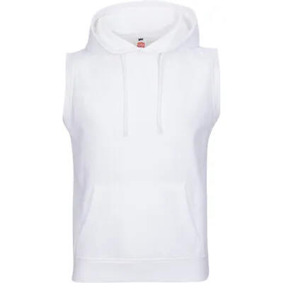 Mens Workout Hoodie Sleeveless Muscle Tank Top Gym Pullover Hooded Sweatshirt • $17.95