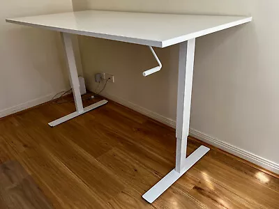 $80 • Buy SKARSTA Standing Desk With KOLON Floor Protector (IKEA)